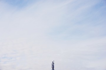 St. Petersburg. Russia. Peter-Pavel's Fortress. Sculpture allegory navigation Botnia house.