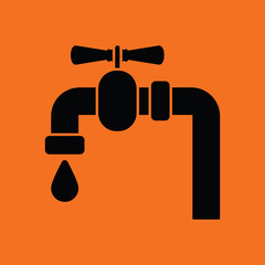 Icon of  pipe with valve