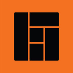 Icon of parquet plank pattern