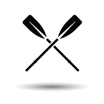 Icon of  boat oars