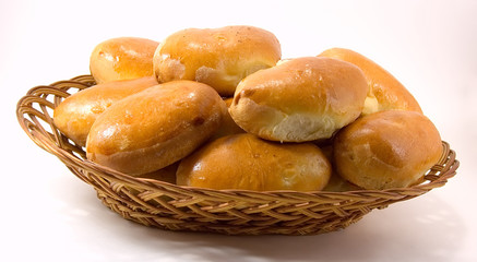 Homemade Pasties isolated