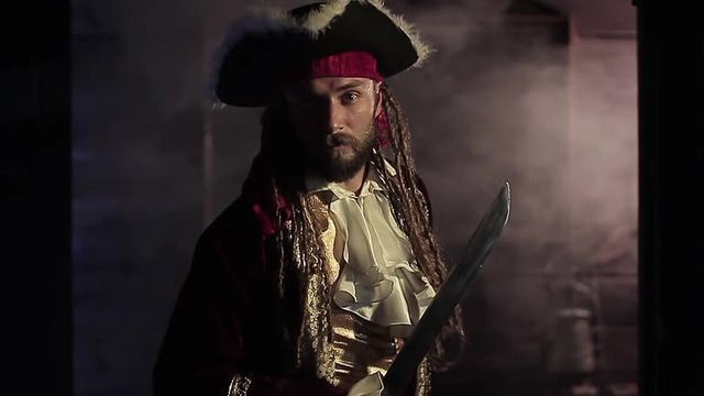 Pirate in slow motion