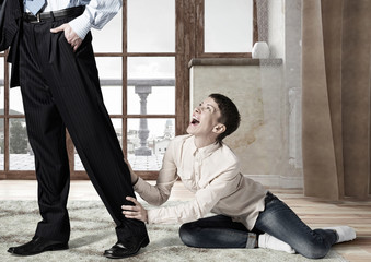 Do not leave me alone . Mixed media