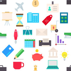 Business vector pattern stickers