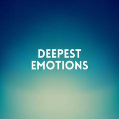 square blurred background - sky water sea colors With quote