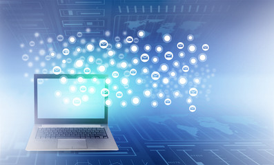 Technologies that connect people . Mixed media