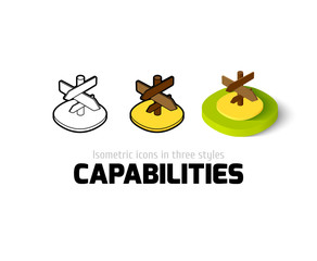 Capabilties icon in different style