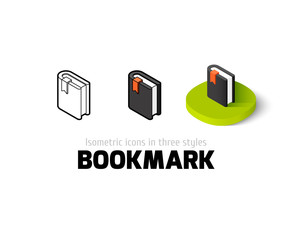 Bookmark icon in different style