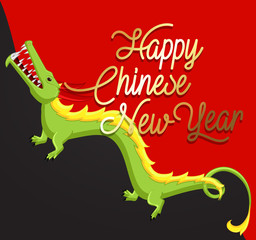 Happy Chinese New Year Greeting Template