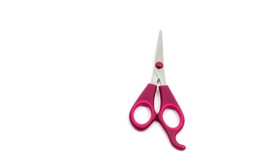 Haircutting Scissors isolation on white background.
