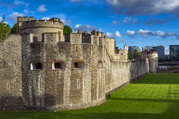 Fototapeta na wymiar Historic Tower of London, England, Great Britain