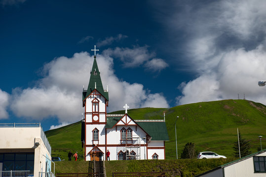 Church of Husavik, North of Iceland