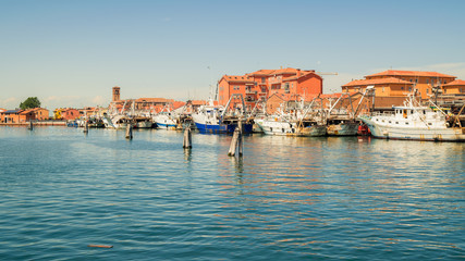 Obraz premium The fishing village of Chioggia.