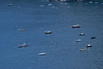 Boats at sea