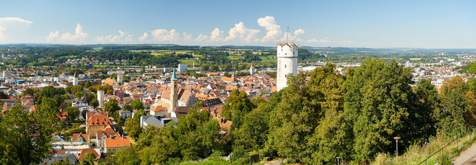 Panorama Ravensburg - obrazy, fototapety, plakaty