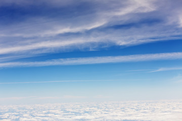 White fluffy clouds