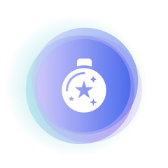 Fototapeta premium Abstract App Button