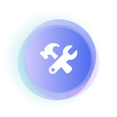 Obraz premium Abstract App Button