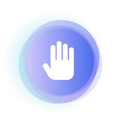 Obraz premium Abstract App Button
