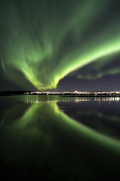 Reykjavik auroras