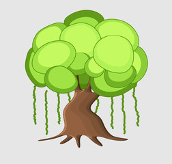 Dwarf Tree Vector