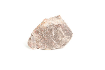 Rock isolated on white background