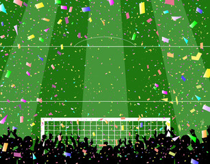 観客　紙吹雪 © kid_a