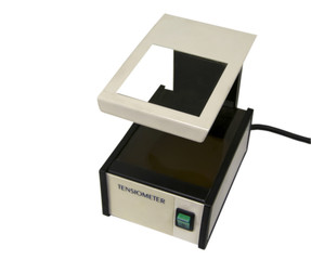 Tensiometer for optometrist on white background.