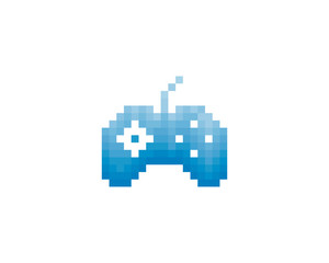 Fototapeta premium Pixel Game Logo