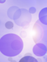 Festive purple gradient background with defocused lights
