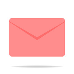 Envelope Mail icon, vector illustration. Flat design style