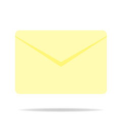 Envelope Mail icon, vector illustration. Flat design style