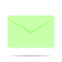 Envelope Mail icon, vector illustration. Flat design style