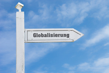 Schild 130 - Globalisierung