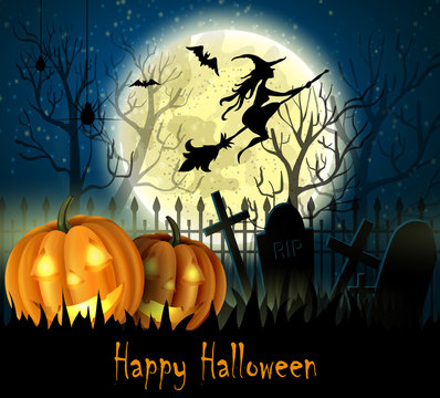 Halloween Spooky Background