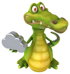 Fototapeta premium Fun crocodile