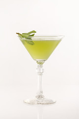 cocktail on the white background