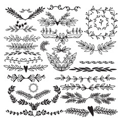 Large Collection of decorative elements.