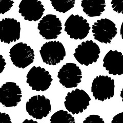 blots seamless pattern on a white background