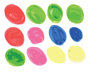 Markers isolation circle.