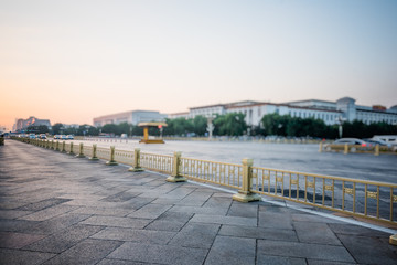 Fototapeta na wymiar Tiananmen Square in Beijing, China.