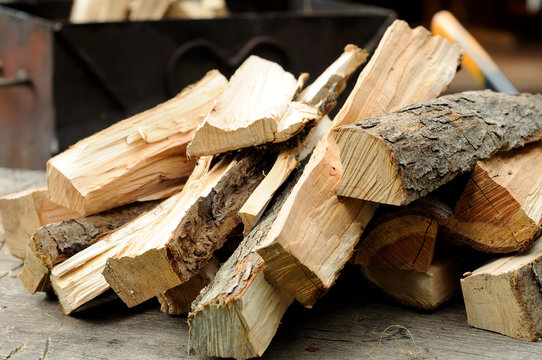 accurate armful of firewood
