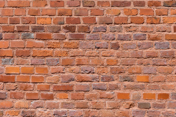 Background of old brick wall pattern texture.
