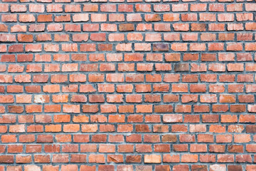 Background of old brick wall pattern texture.