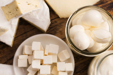 different kinds of cheese