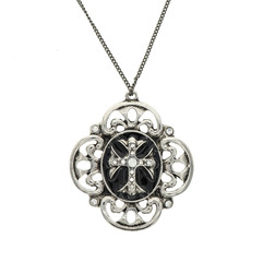 Vintage pendant  isolated on white background