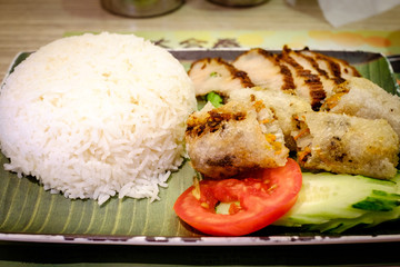 Pork Neck & Spring Roll