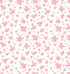 Paint splashes seamless pattern