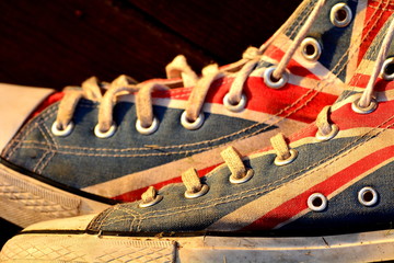 The shoes in the british style - 122013414