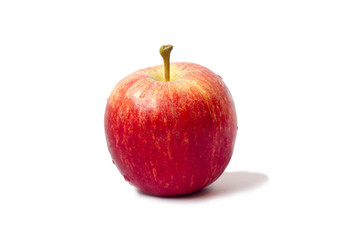 red apple isolated on white background